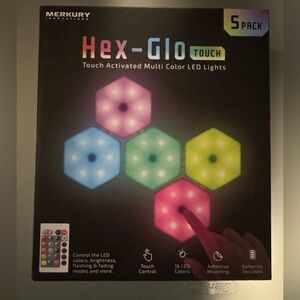 Hex Glo Touch Activated LED Lights